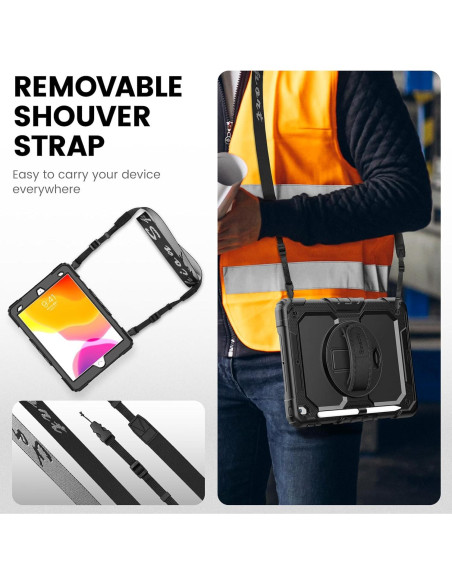 Funda Timecity para iPad 10.2" 7/8/9 Gen - Resistente