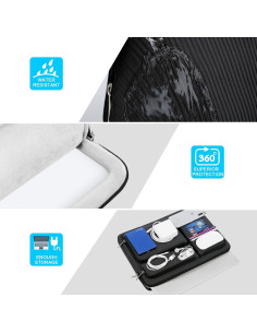 Funda Protectora Lacdo 360 para Laptop 15" Negro 2