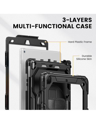 Funda Timecity para iPad 10.2" 7/8/9 Gen - Resistente