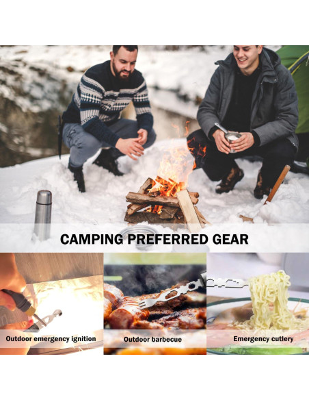 Bastón de Caminata Táctico Yolid 130cm Ligero 6-en-1