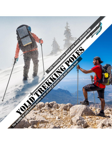 Bastón de Caminata Táctico Yolid 130cm Ligero 6-en-1