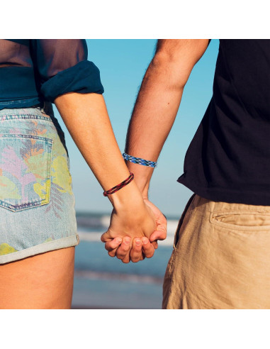 10 Pulseras Trenzadas Ymapinc Coloridas Ajustables para Hombres