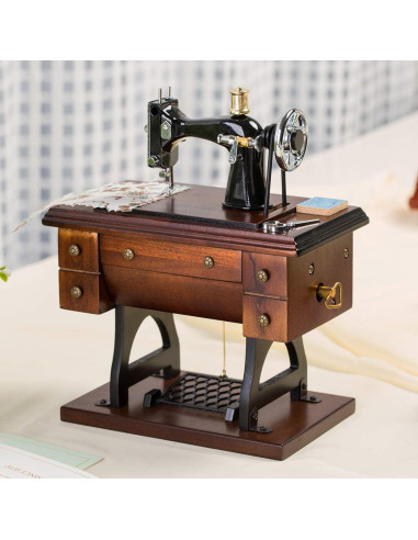 Caja de Música Vintage de Máquina de Coser Mr.Winder - Fur Elise