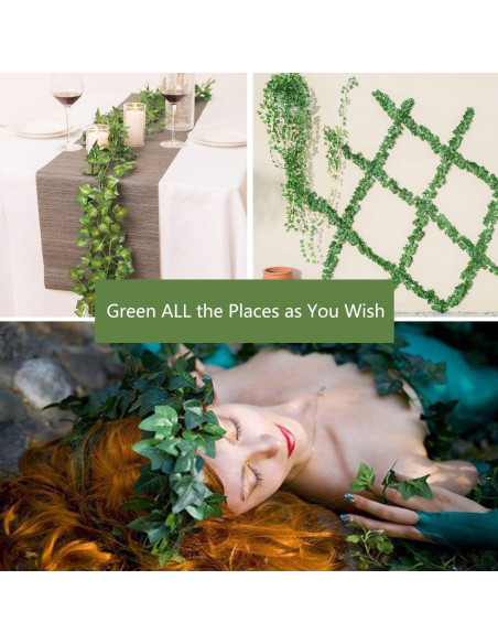 Guirnalda de Hiedra Artificial Comtelek 12 hebras 2,13m