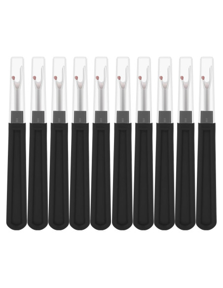10 Desgarradores de Costura KALIONE Ergonomicos Negro