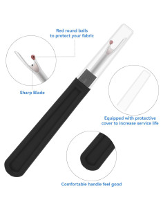 10 Desgarradores de Costura KALIONE Ergonomicos Negro 2