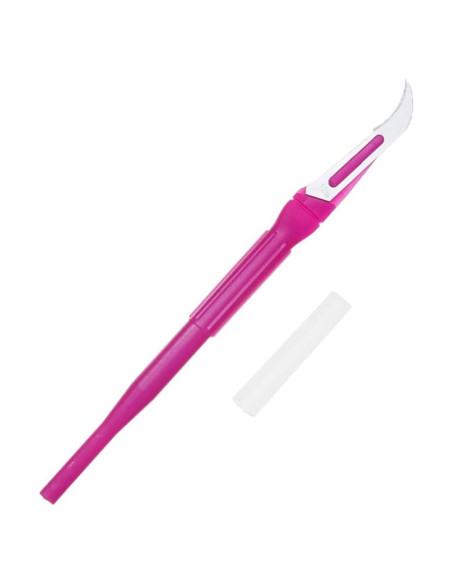 Cortador de Costura HAHIYO Rosa Ergonómico 2 Piezas 13.5 cm