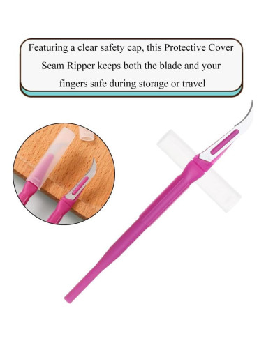 Cortador de Costura HAHIYO Rosa Ergonómico 2 Piezas 13.5 cm