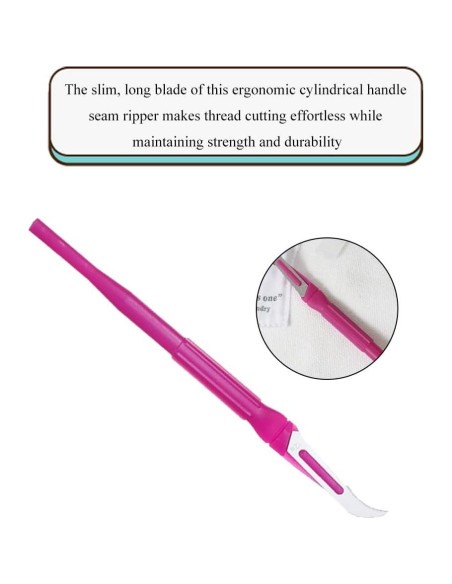 Cortador de Costura HAHIYO Rosa Ergonómico 2 Piezas 13.5 cm