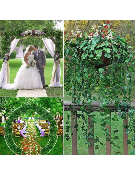 Guirnalda de Hiedra Artificial Comtelek 12 hebras 2,13m