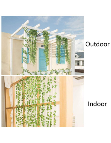 Guirnalda de Hiedra Artificial Comtelek 12 hebras 2,13m