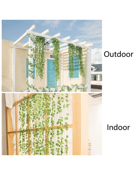 Guirnalda de Hiedra Artificial Comtelek 12 hebras 2,13m