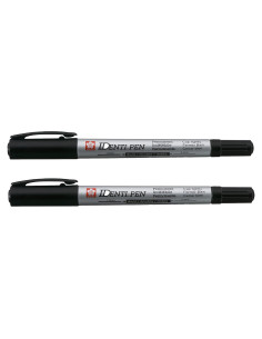 Marcador Permanente Sakura Identi Pen Doble Punta 10g