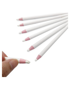 Lápiz de Marcado para Costura YOLIKO 6 Pcs Blanco Borrable