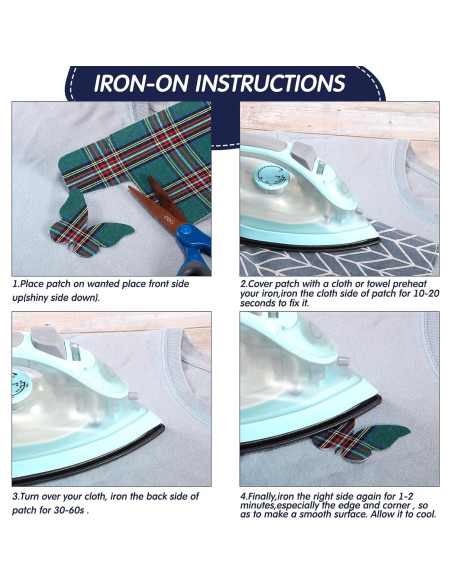 Kit de 15 Parches Termoadhesivos Syhood 12.5x28 cm Mezclados