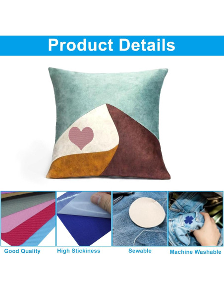 28 Parches de Planchar Multicolores Vibedor 9.4x12.4 cm