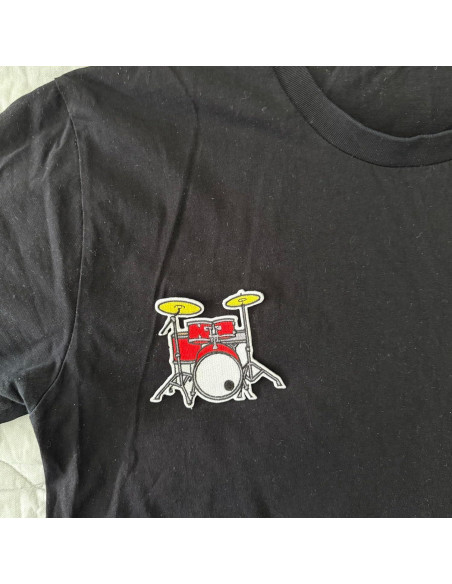 Parche Bordado Planchar 8.89 cm Genérico - Rojo/Amarillo/Negro