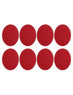 Parche de Planchar PATIKIL 8 Piezas Terciopelo Rojo 14x11 cm