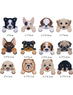 Woohome 20 Piezas Parches de Hierro Bordados para Ropa 2