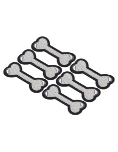 Parche de Hierro Naroote Hueso de Perro 6x2.8 cm - 6 Piezas