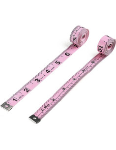 Cinta Métrica Rosa 150 cm Vastland - 3 Paquete Flexible 2
