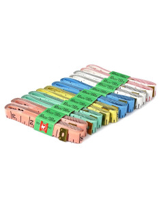 Cinta Métrica de Costura Flexzion - Paquete de 12 Colores 150cm