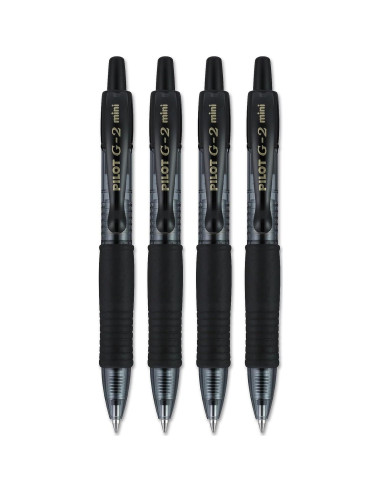 Bolígrafo de Gel Pilot G2 Mini Retráctil 0.7mm Tinta Negra