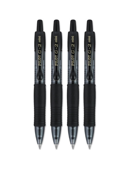 Bolígrafo de Gel Pilot G2 Mini Retráctil 0.7mm Tinta Negra