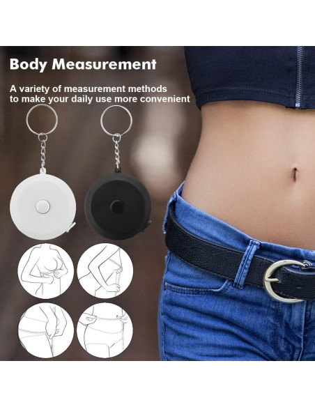 Cinta Métrica Retráctil VAXATO 1.5M Doble Cara 2PCS