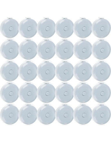 30 Cintas Métricas Retráctiles Tobeelec 1.5m para Costura