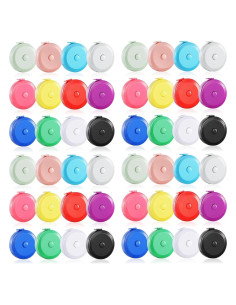 Cinta Métrica Retráctil E ELAINFIA 150 cm Doble Escala 12 Colores