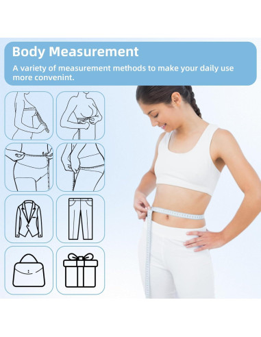 30 Cintas Métricas Retráctiles Tobeelec 1.5m para Costura