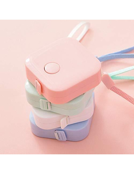 4 Piezas Cinta Métrica 150 cm Chironal Regla Retráctil Multicolor