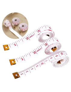 Cinta Métrica Flexible Chandler 150 cm Doble Escala Paquete 3
