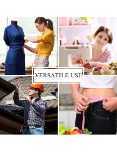 Cinta Métrica Flexible Chandler 150 cm Doble Escala Paquete 3 2