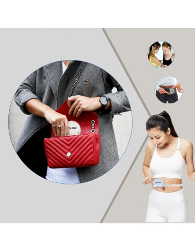 Cinta Métrica Ergonómica OIyaku 150 cm Doble Escala Fitness