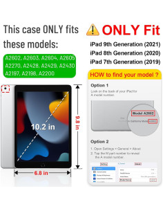 Funda Rotativa Fintie para iPad 10.2" 2021/2020/2019 - Púrpura 2