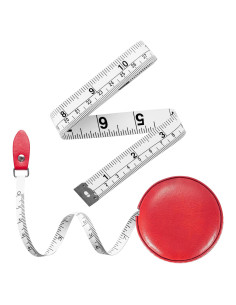 Paquete de 2 cintas métricas retráctiles Kiemeu 150 cm