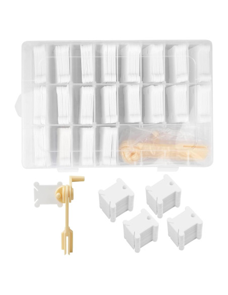 Organizador de Hilo de Bordado ROLYTA 200 Bobinas y Enrollador