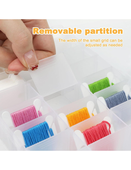 Organizador de Hilo de Bordado ROLYTA 200 Bobinas y Enrollador