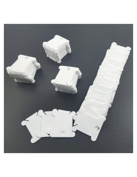 Bobinas de Hilo de Bordado Newkita 128 Pcs Plástico Organizador