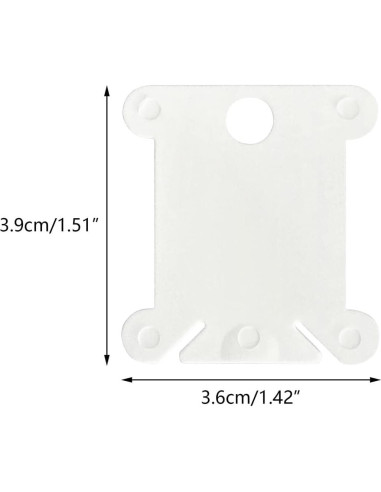 Bobinas de Hilo de Bordado Newkita 128 Pcs Plástico Organizador