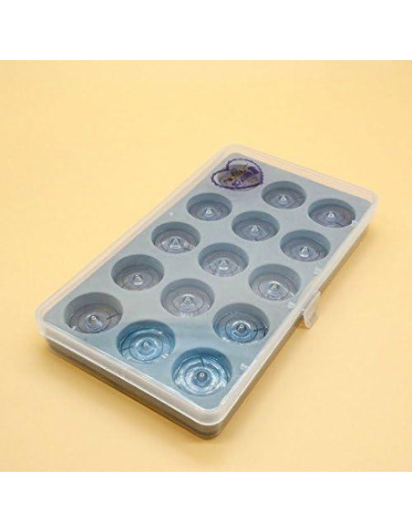 Bobinas Plásticas HONEYSEW 15 Piezas para Singer 2010, 4613, 4617