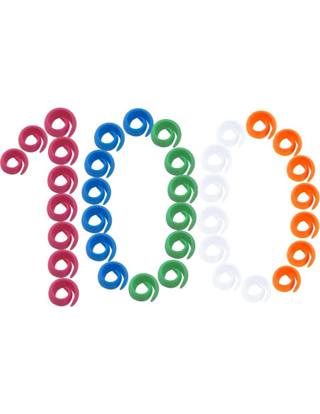 100 Soportes de Hilo Silicona Fbshicung - Organizador de Bobinas
