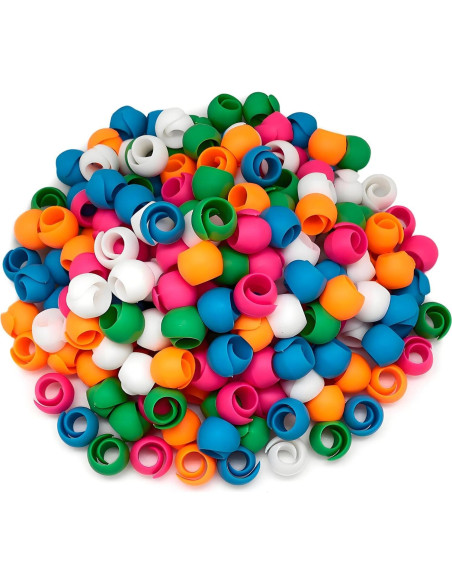 100 Soportes de Hilo Silicona Fbshicung - Organizador de Bobinas
