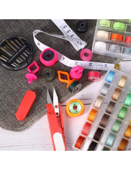 100 Soportes de Hilo Silicona Fbshicung - Organizador de Bobinas