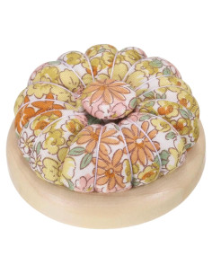 Almohadilla de Agujas de Costura HARFINGTON Base de Madera 14x10cm