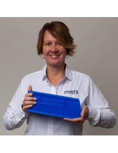 Bins de Almacenamiento Apilables Akro-Mils 30224, 12 Unidades, 28x10x10 cm, Transparente 2