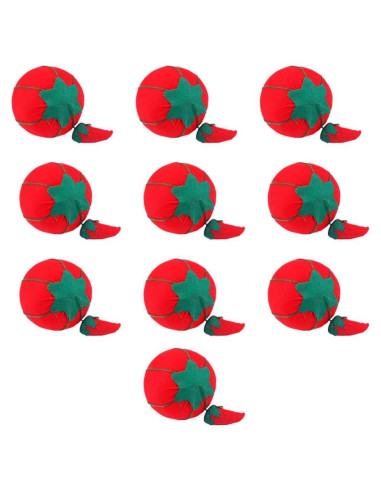 Almohadilla de Tomate EXCEART 10pcs para Costura 5cm
