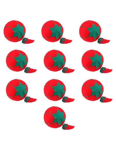 Almohadilla de Tomate EXCEART 10pcs para Costura 5cm